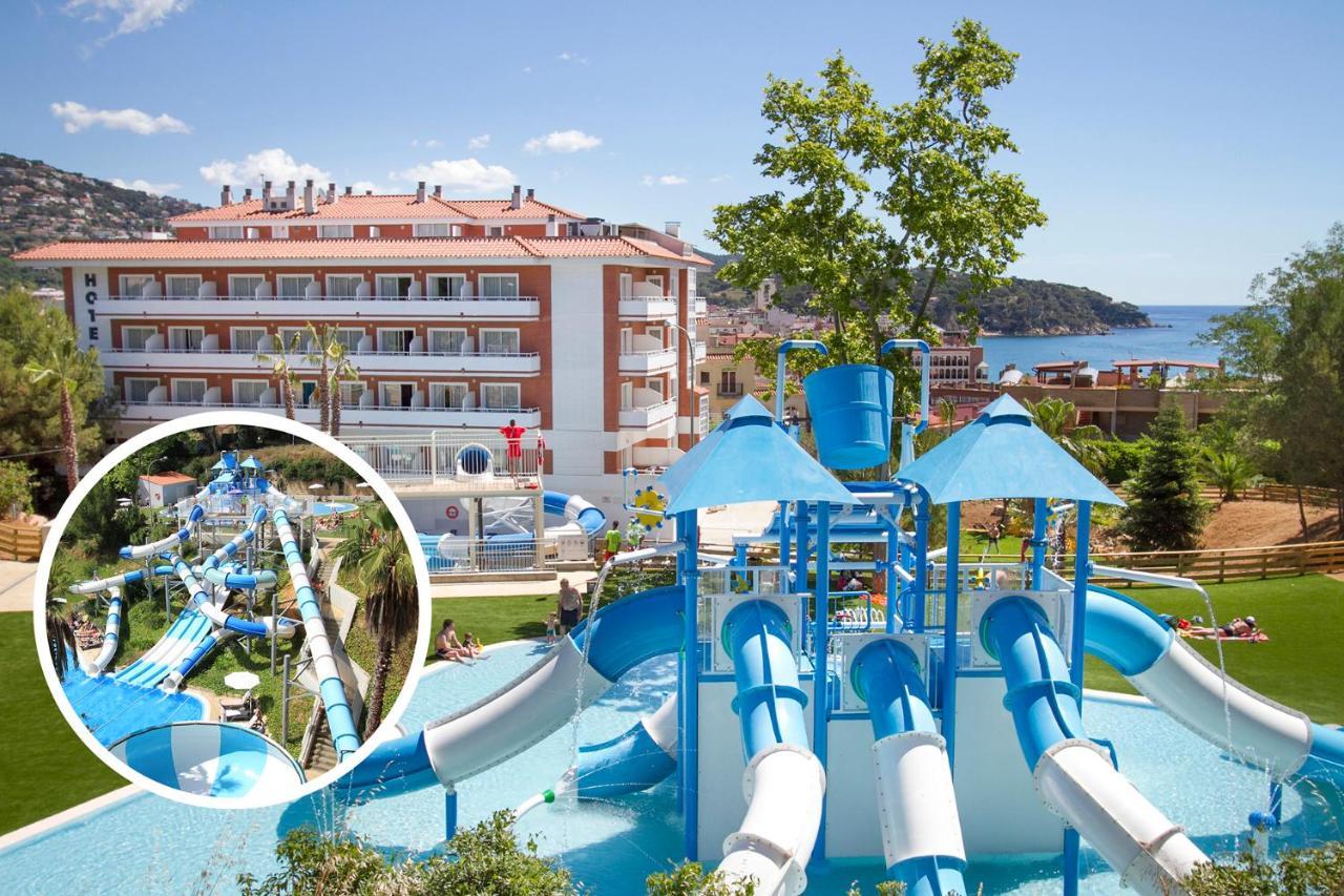 Hotel Gran Garbi & Aquasplash 료렛 드 마르 외부 사진